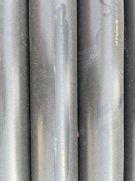 Teava/filtru pvc d125, d140, d160 pentru forat puțuri