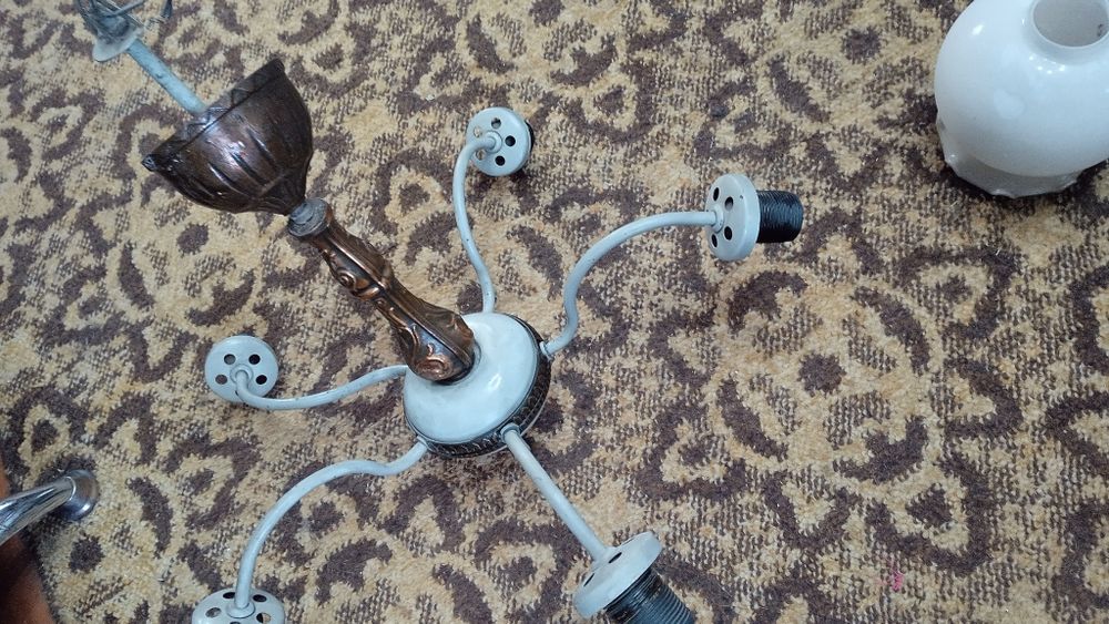 Люстра 5-ти рожковая времен СССР