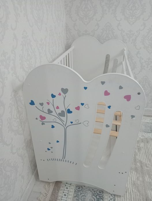 Детский кровать белый