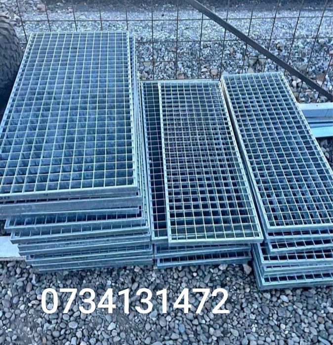 Trepte metalice zincate