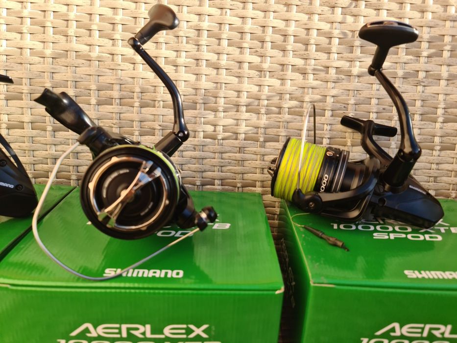 продавам 3бр  макари Shimano Aerlex 10000 spod
