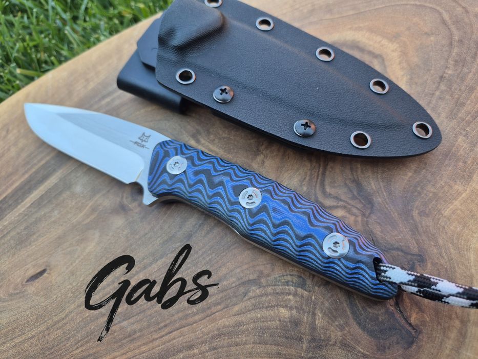 Нож с фиксирано острие FOX Knives FX529,фултанг с тактическа кания