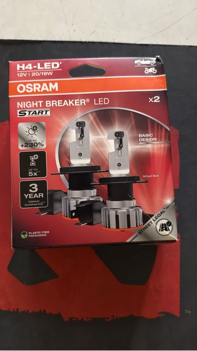 Set Led uri Osram H4 Night Breaker