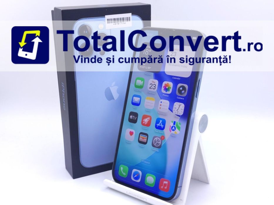 Apple iPhone 13 Pro Max 128GB Sierra Blue, Garantie 24 luni | #D87817