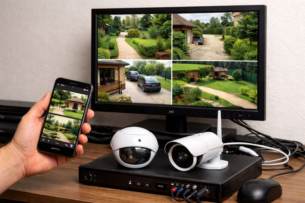 Установка камер видеонаблюдения