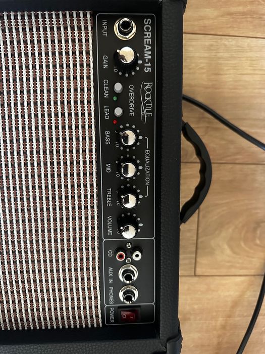 Amplificator chitară electrică Rocktile Scream-15 (15W) – Ca nou, fără nicio zgârietură!
