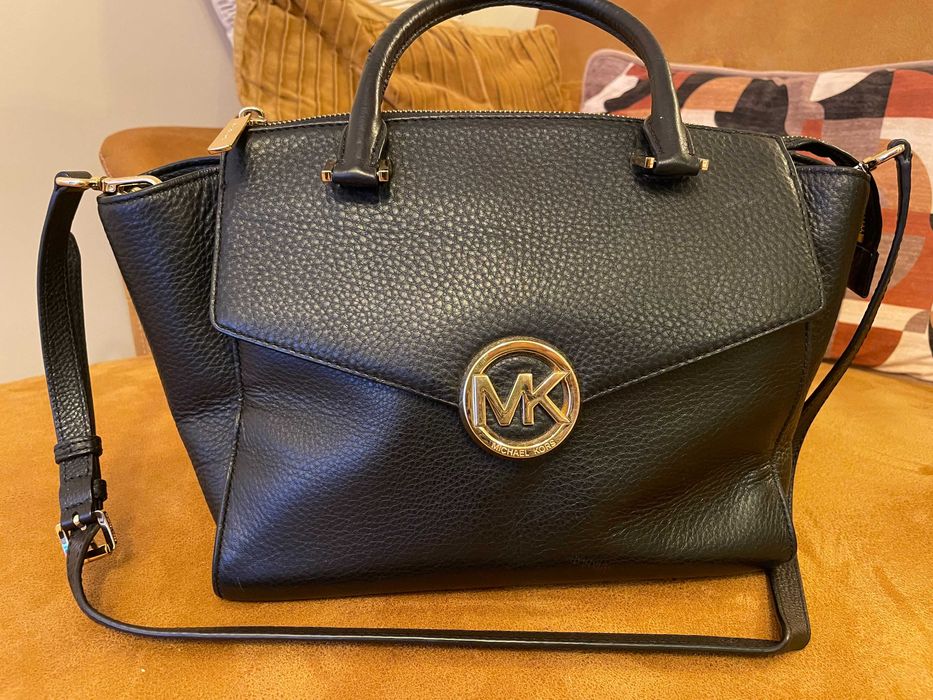 Чанта MICHAЕL KORS телешка кожа черна