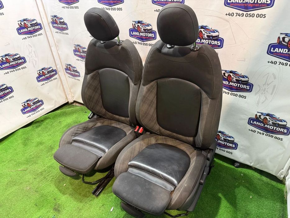 INTERIOR TEXTIL / PIELE  / SCAUNE + BANCHETE MINI COOPER D F55 1.5 DIESEL 2016 / HATCHBACK 5 USI 2014-2020