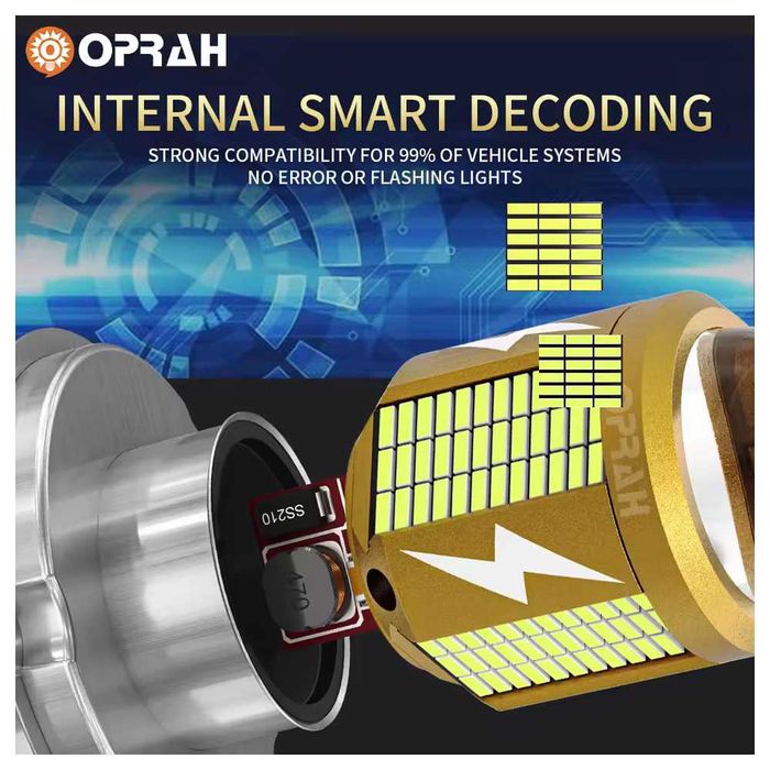 100W LED Крушка за Мотоциклет H4 – Бяла Светлина 12V–80V IP68