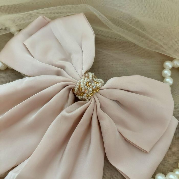 Ръчно изработени панделки за коса с клипс