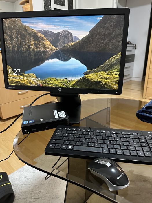 Компютър +клавиатура+ монитор 17 инча