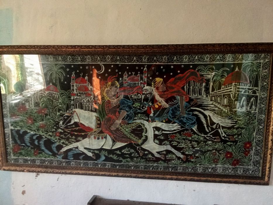 Carpeta "Răpirea din serai" intactă, înrămată