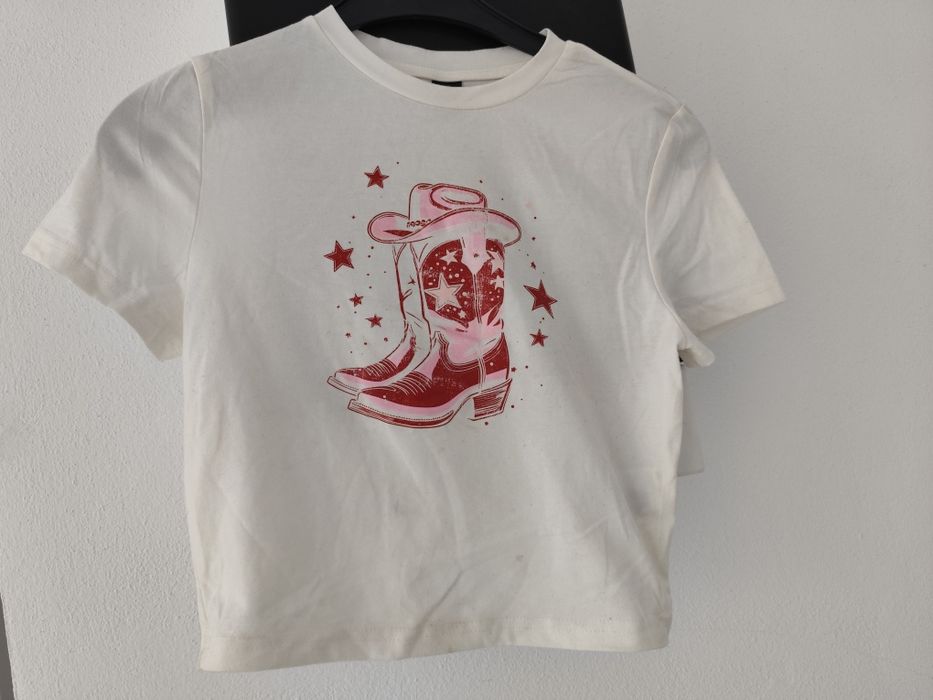 Shein tricou crop dama