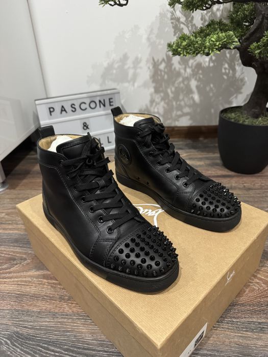 Christian Louboutin High Black/Negru Autentici