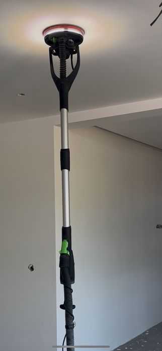 Безпрахово шкурене на стени и тавани с Festool Planex 2