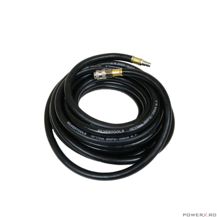 Furtun Cauciucat pentru Compresor, Aer Comprimat 20m 10x17mm 20bar