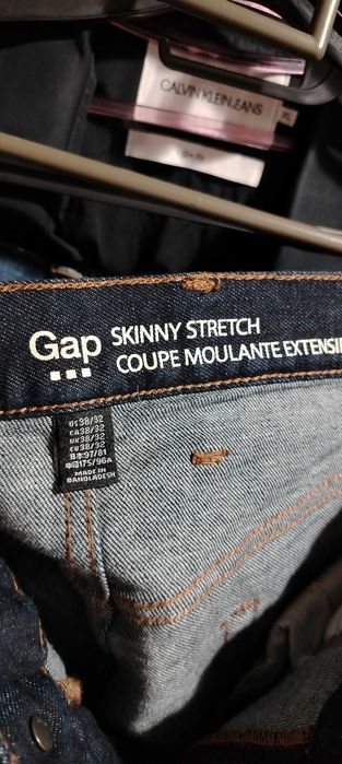 Мужские джинсы оригинал GAP Skinny Stretch W38 L32