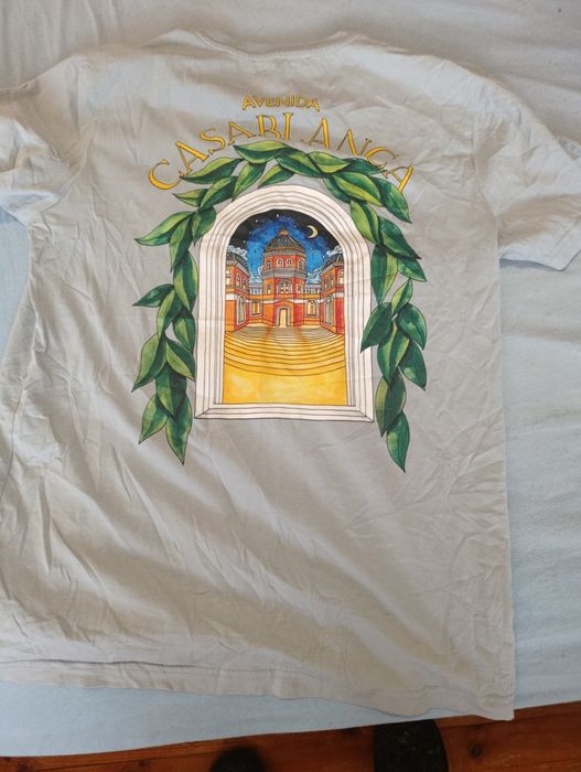 Оригинална тениска Casablanca Avenida Printed T-Shirt – Размер S (Като