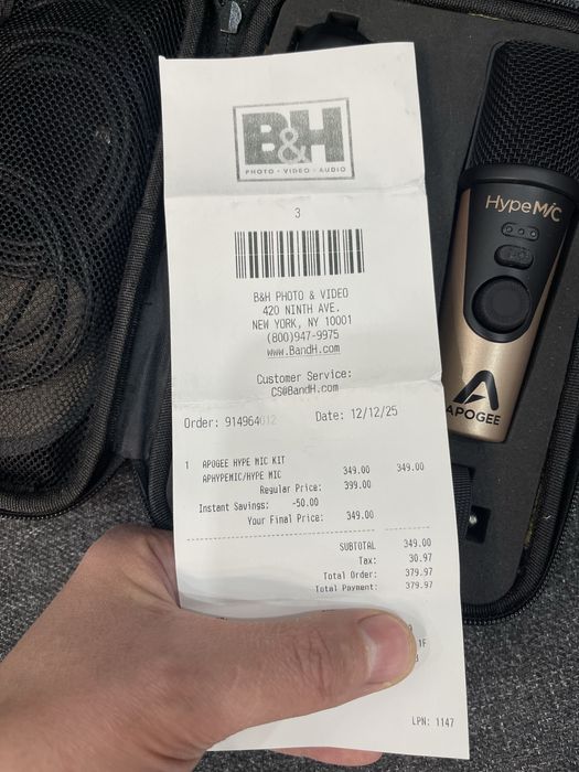 Студийный микрофон Apogee HypeMiC (оригинал, США)