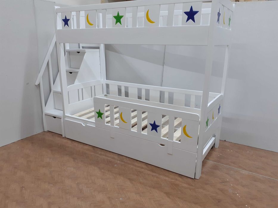 TRANSPORT GRATUIT.Pat etajat din lemn masiv cod 3517