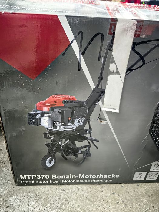 Бензинова мотофреза Scheppach MTP370 - 2,5 kW / 3,4 к.с. 4-тактов бенз