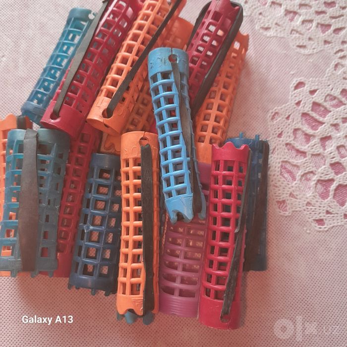 Продаются фен + бигуди, б/у,