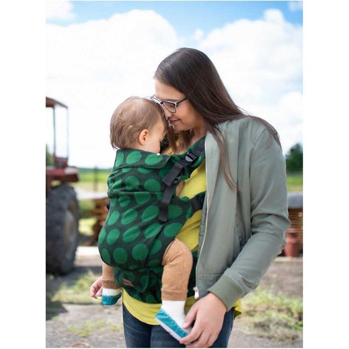 4+ месеца | Регулируема ергономична раница KinderHop MultiGrow - DOTS