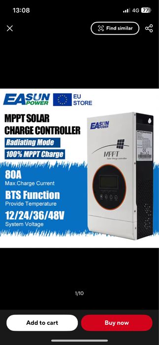 Mppt Easun 80A  .