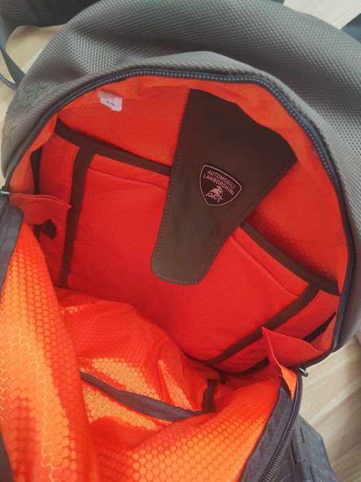 Rucsac Lamborghini verde made in Italy