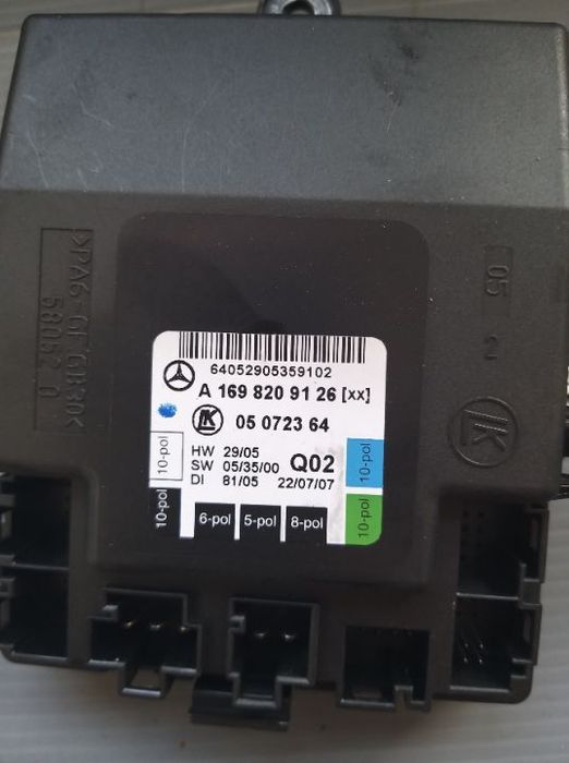 Modul electronic control usa stanga spate fata mercedes a-class w169 b-class w245