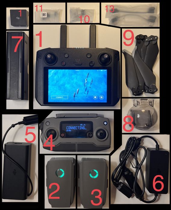 Dji Mavic 2 Accesorii Smartcontroller baterii stare foarte buna dji