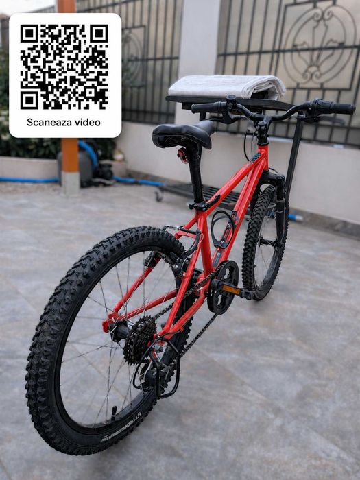 Bicicleta copii Rockrider EXPL 500, 20", 6 viteze, suspensie
