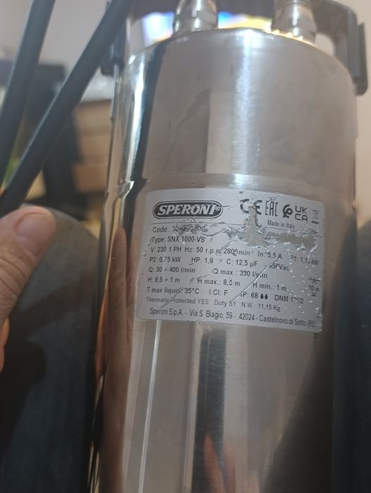 Pompa  Pompa Grundfos din  Inox și Pompa SPERONI Submersibilă din Inox