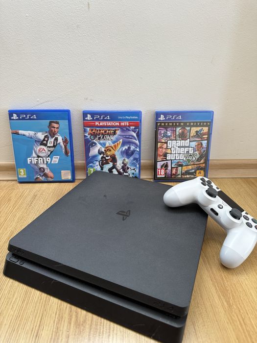 Ps4 slim с котролер