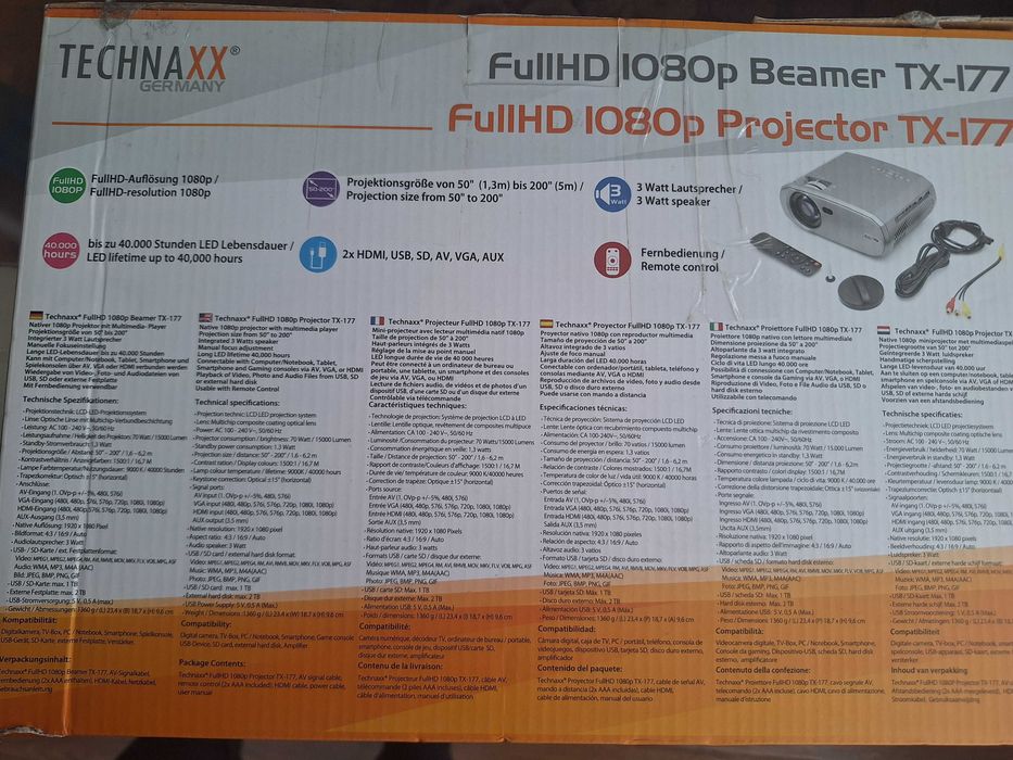 Проектор TECHNAXx