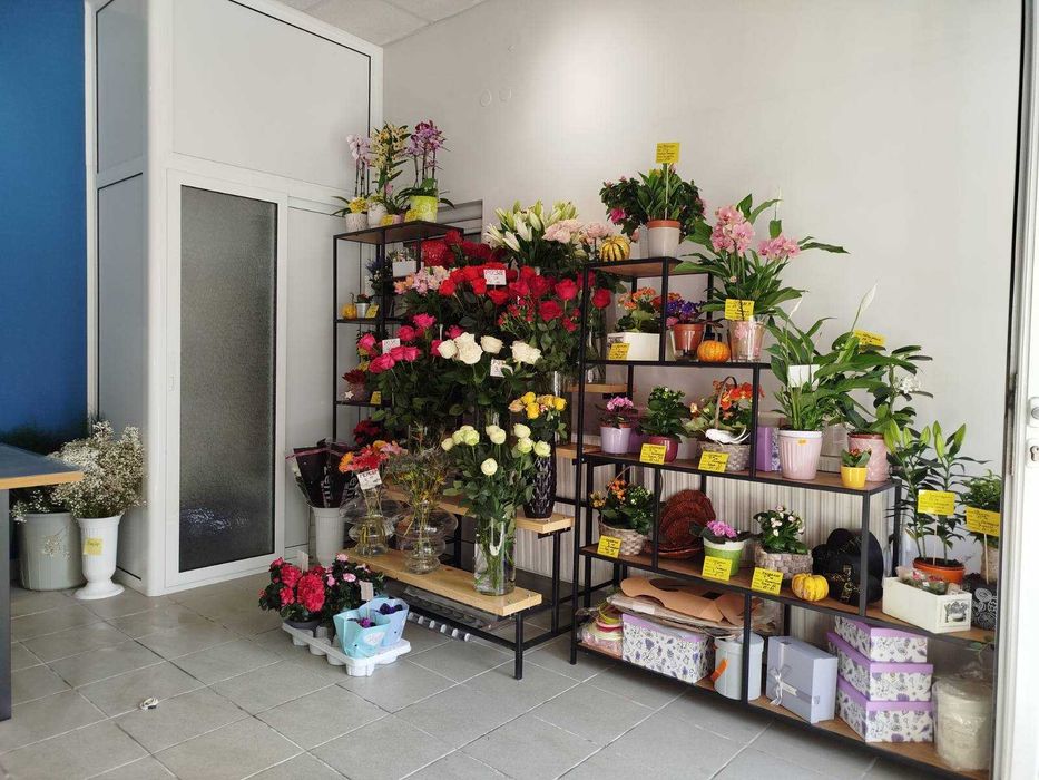 Професионален цветарски стелаж 5 етажа