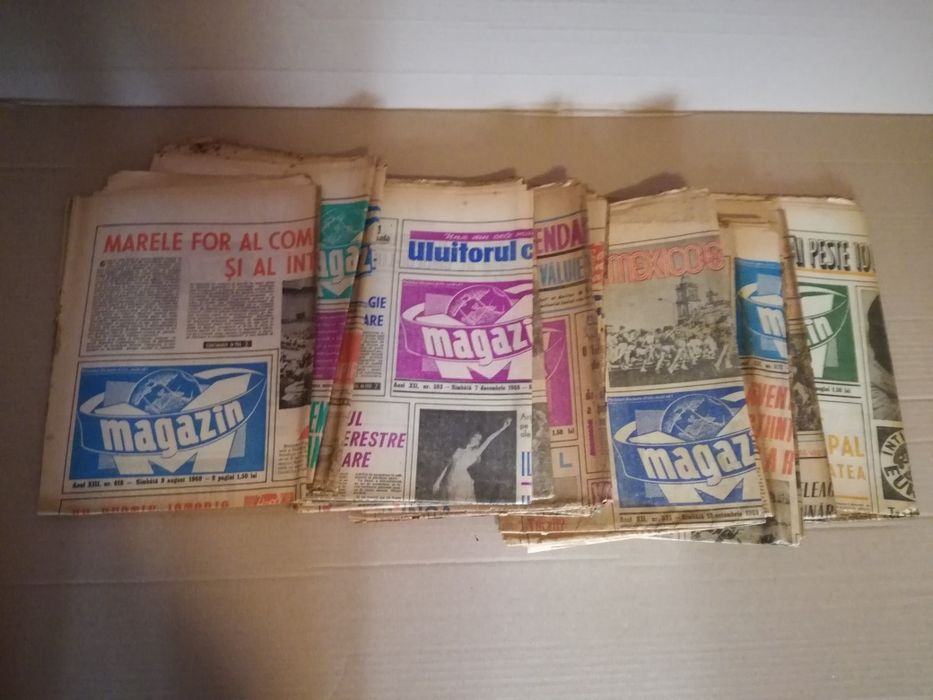 Carte și vedere Nadia Comăneci - Lot reviste Tehnium anii "73-"87 și