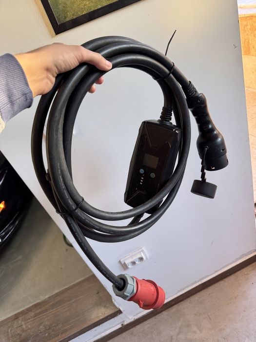 22 кВт Портативно Зарядно 5м Електромобил Мобилна Станция С ДЕФЕКТ