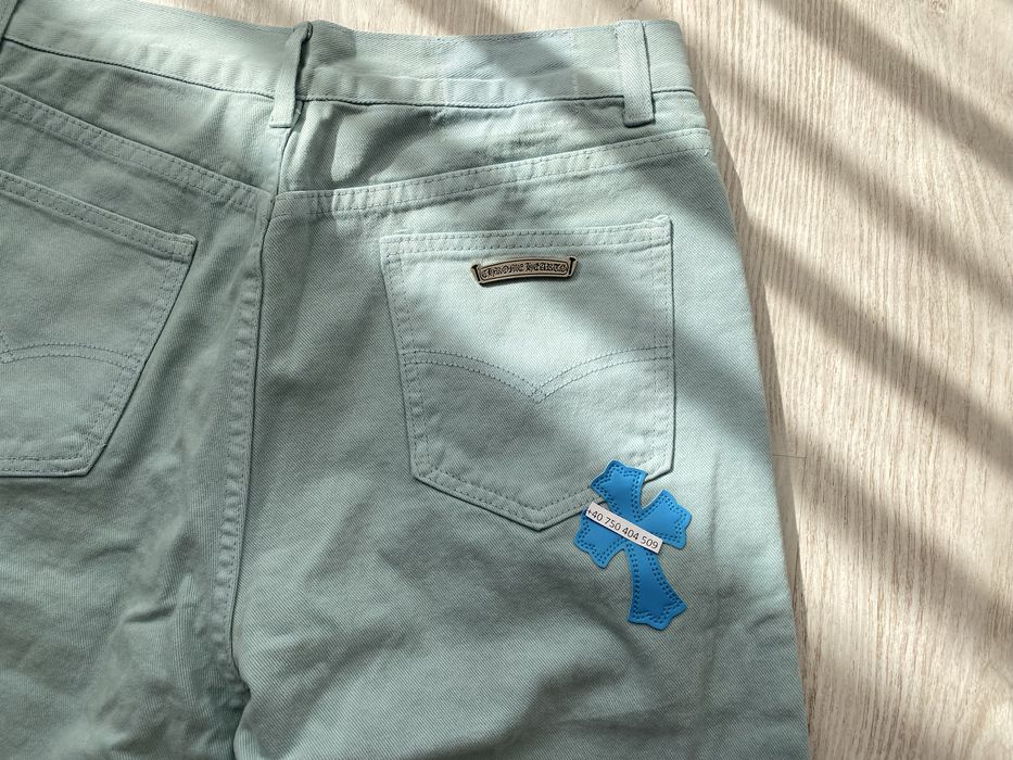 Blugi Chrome Hearts 34 / L - Albastru Deschis