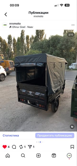 elektro motorol va skuterlar uchun tentlar