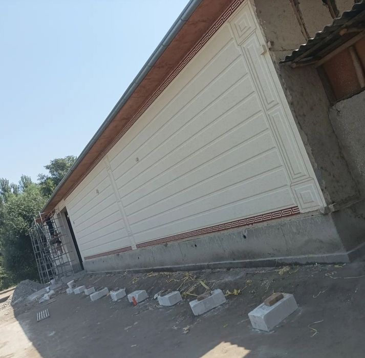 Fasad ishlarini qilamiz Travertin  dojdik