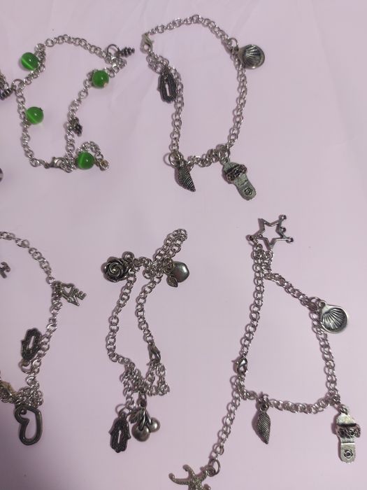 Браслеты украшения на ноги.