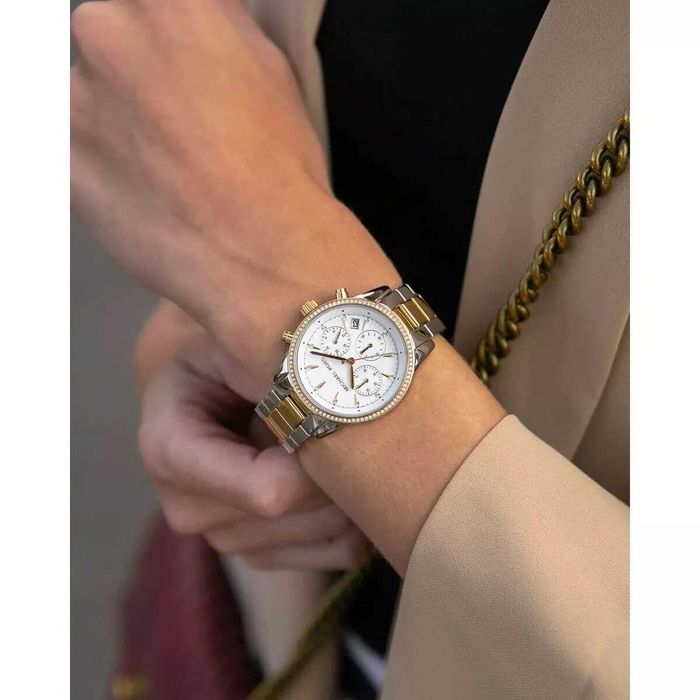 Нов дамски часовник Michael Kors Ritz Chronograph MK6474 - гаранция