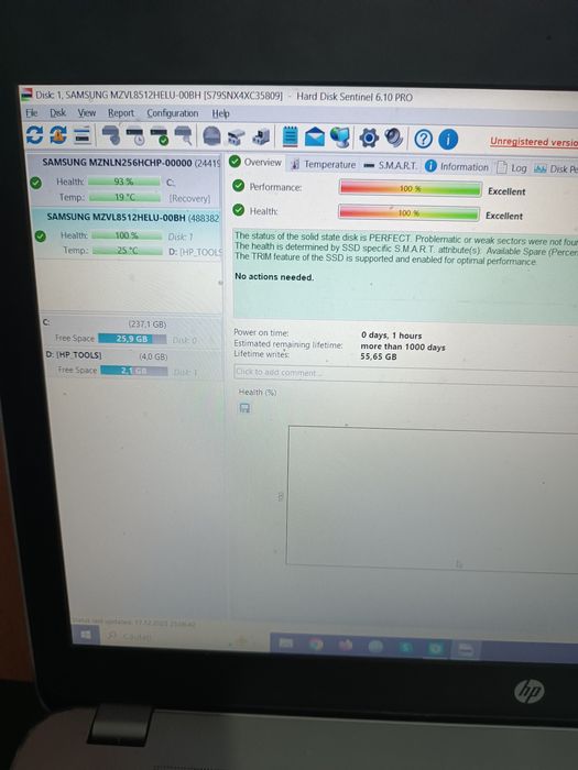 Ssduri nvme  pcie gen4 x4 Samsung -512gb 100% (1-2h de  functionare