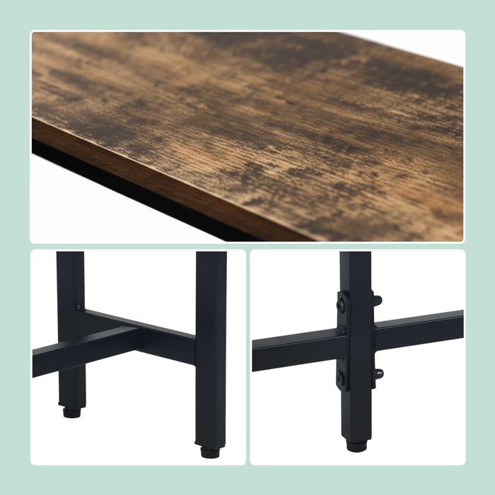 Странична маса 80,5x160x20 см Relaxdays