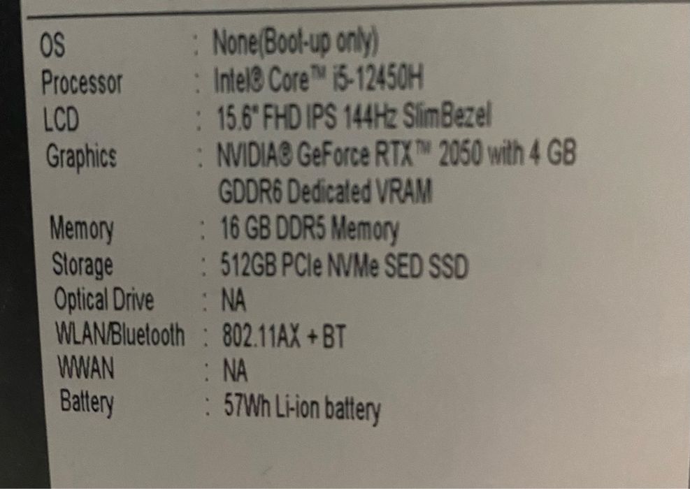 Игровой ноутбук нитро 5