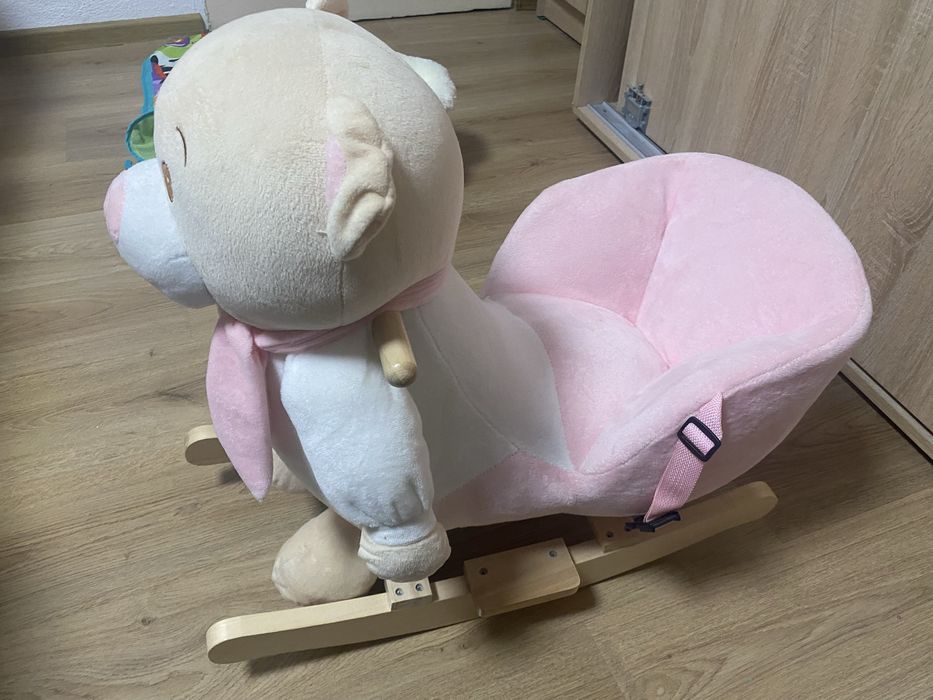 Дървена детска люлка