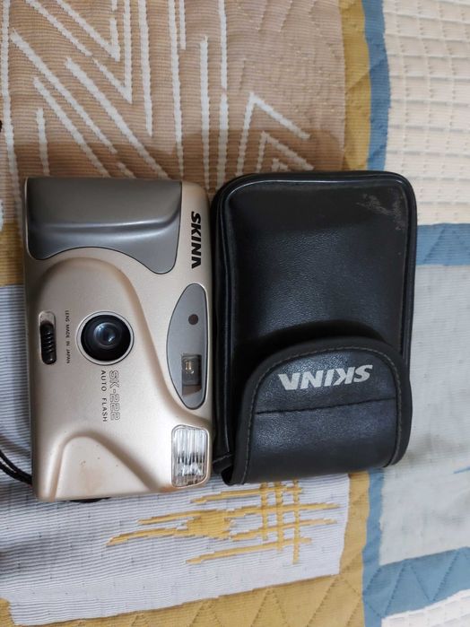 2 бр. ретро 35mm филмови фотоапарати – Canon LA20+Skina SK-222-Vintage