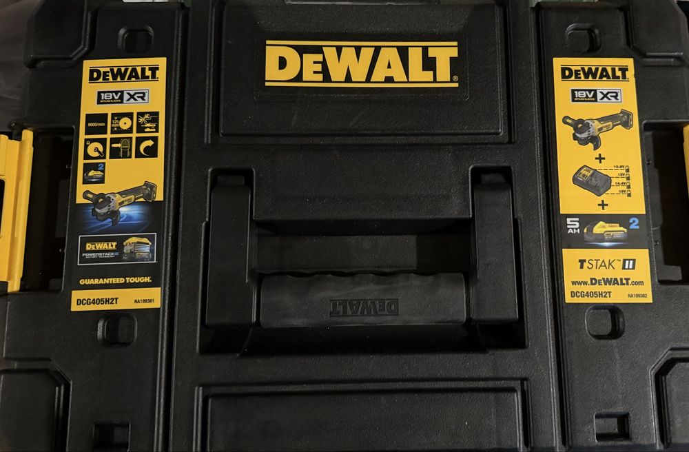 Оригинален ъглошлайф dewalt на батерия