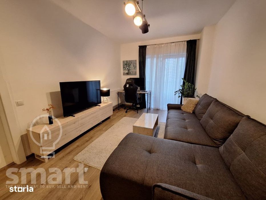 Apartament 2 camere de vanzare finisat premium mobilat si utilat Fabri — fotografia 3
